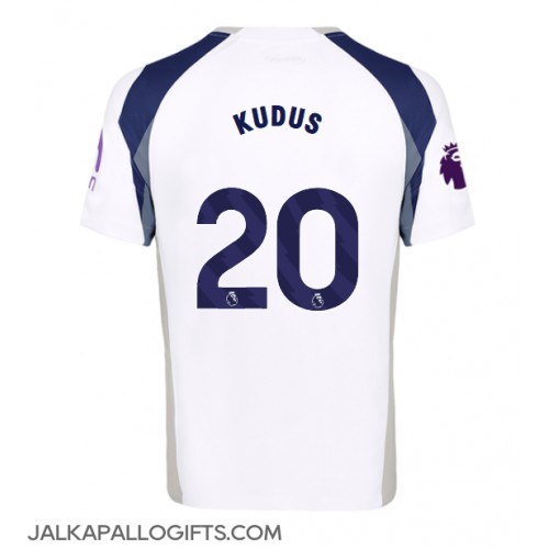 Tottenham Hotspur Mohammed Kudus #20 Kotipaita 2025-26 Lyhythihainen
